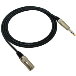 MC1503 Kabel mikrofonowy, XLR męski / Jack 6.3 stereo